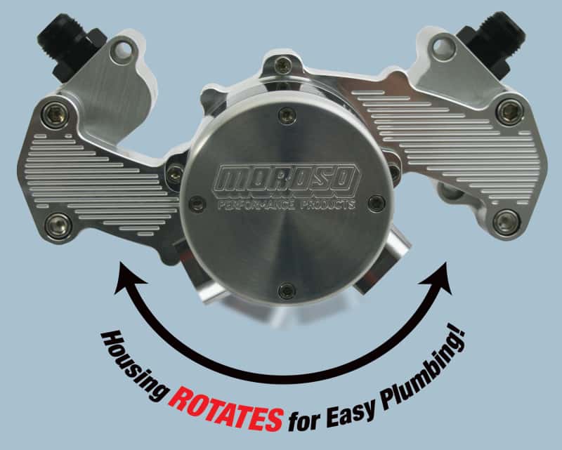 Moroso — Moroso GM LS Series Electric Water Pump - Billet Aluminum - view 2