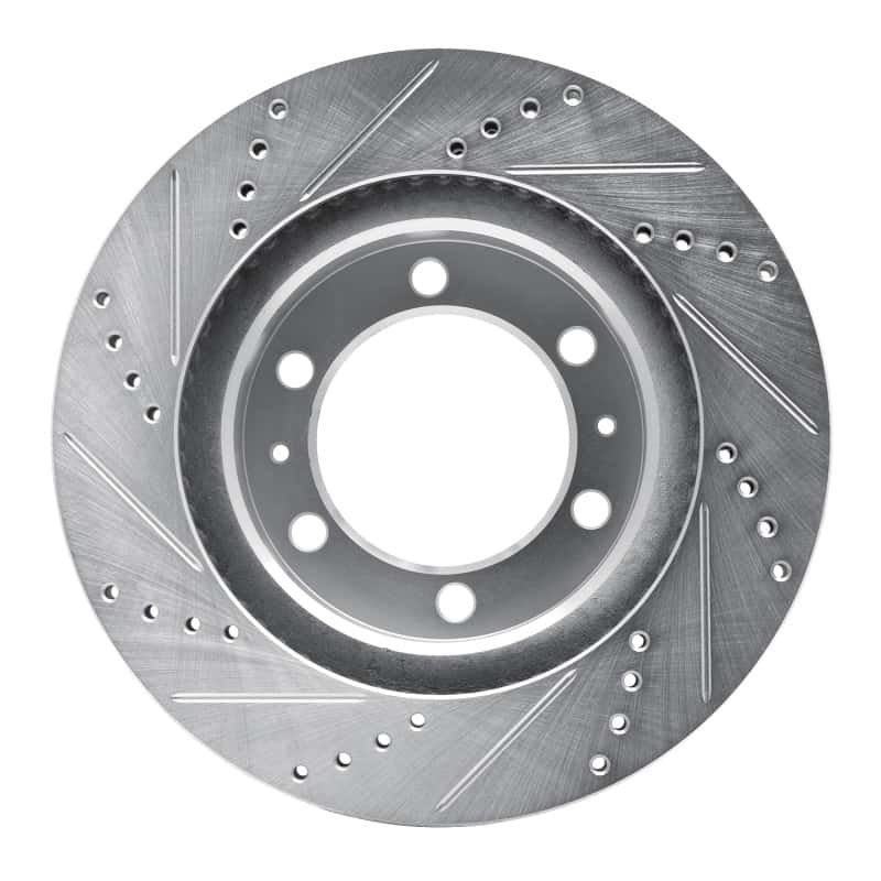 DFC — DFC 05-23 Toyota Tacoma Front Right Drilled & Slotted Silver Brake Rotor - view 5
