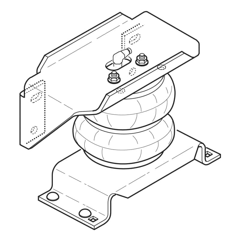 Firestone — Firestone Ride-Rite Air Helper Spring Kit Rear GM & F350/F450 Cab Chassis (W217602176)
SuspLoadLvlingKt
Ride-Rite Kit - view 2