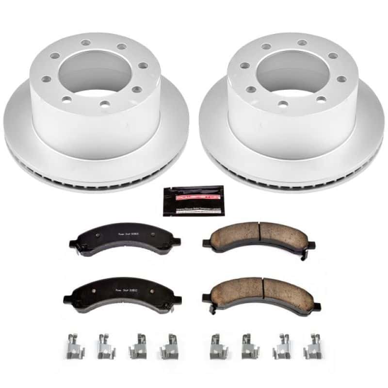 PowerStop — Power Stop 03-08 Chevrolet Express 3500 Rear Z17 Evolution Geomet Coated Brake Kit - view 1