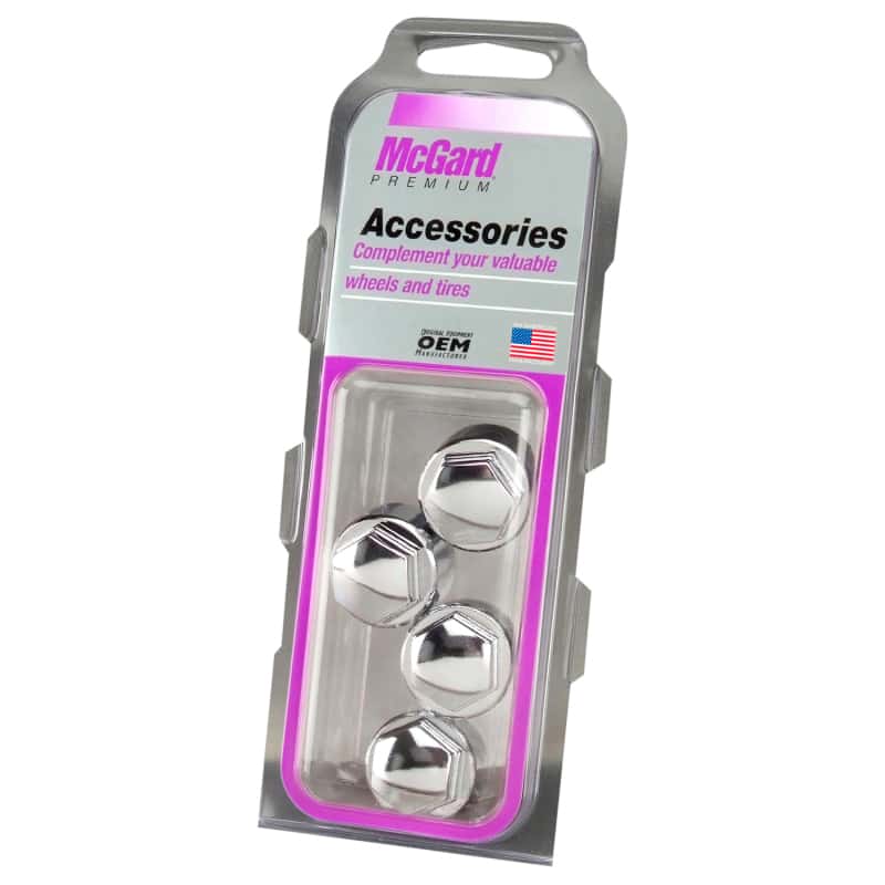 McGard — McGard Nylon Lug Caps For PN 24010-24013 (4-Pack) - Chrome - view 3