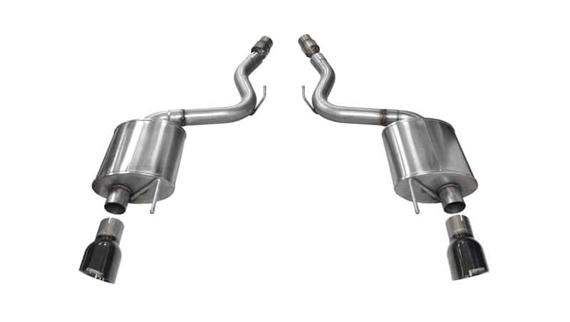 CORSA Performance — Corsa 2015-2017 Ford Mustang GT 5.0 3in Axle Back Exhaust Black Dual Tips (Touring)
Exhaust - view 2