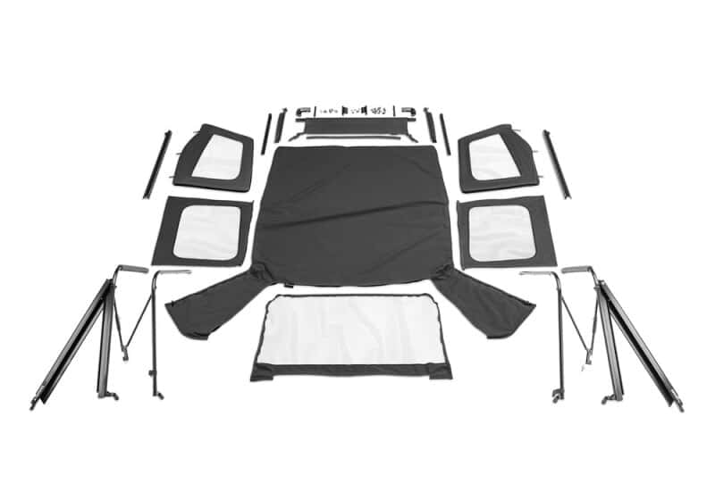 Rampage — Rampage 1976-1983 Jeep CJ5 Complete Top - Black Denim
Complete Soft Top Kt
Top-Soft - view 2