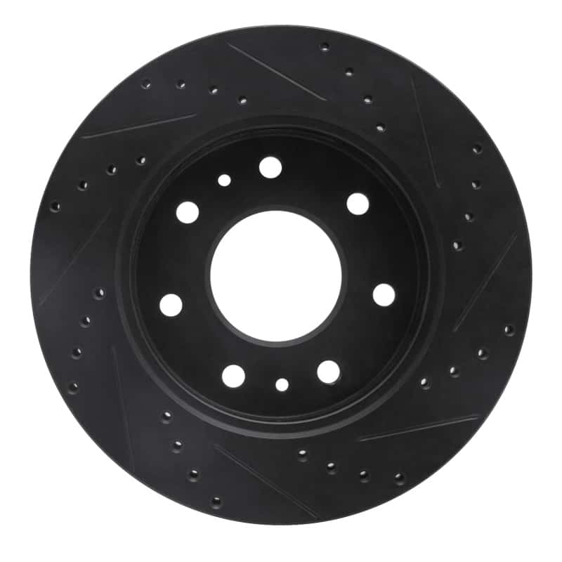 R1 Concepts — R1 09-09 Ford F-150 RWD Front Left Drilled & Slotted Black Brake Rotor
R1 Brake Rotor Drill - view 5