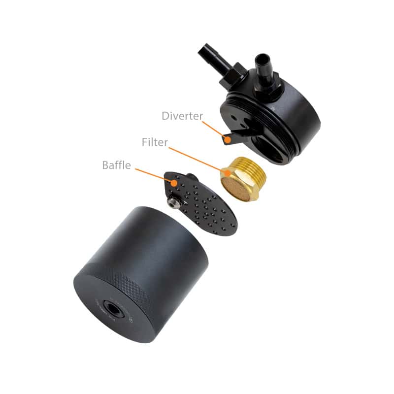 Mishimoto — Mishimoto 2016+ Infiniti Q50 3.0T Baffled Oil Catch Can PCV Side
Oil Catch Can Kit - view 6