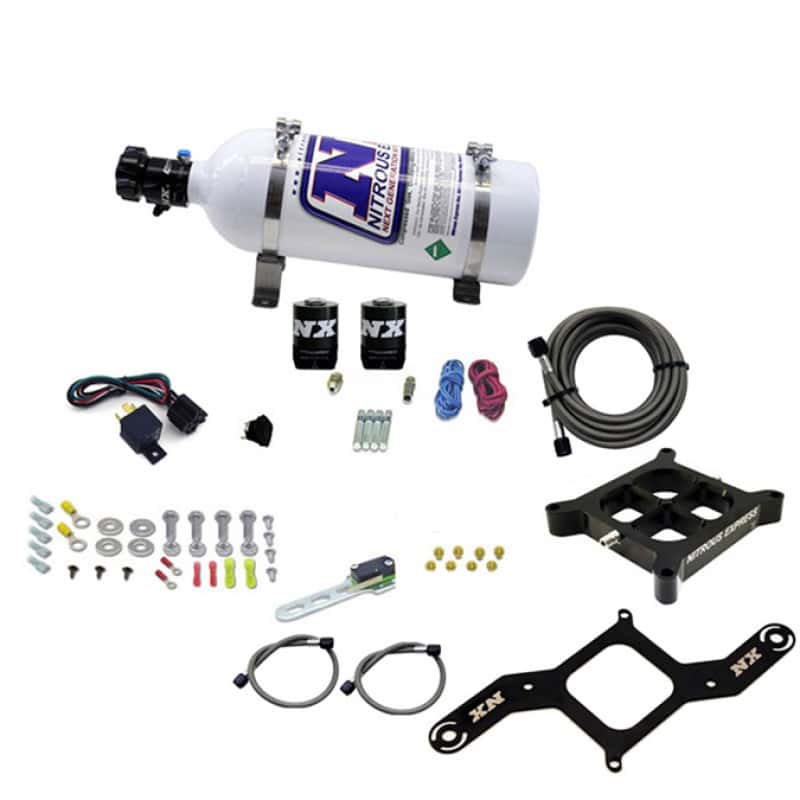 Nitrous Express — Nitrous Express 4500 Covert Crossbar Plate System Pro Power 100-500HP (5lb Bottle)
Injection System Kit - view 1