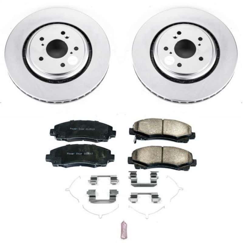PowerStop — Power Stop 15-19 Acura TLX Front Z17 Evolution Geomet Coated Brake Kit - view 1