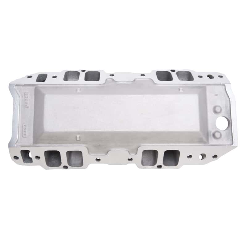Edelbrock — Edelbrock Polished B/B Chev Rect Port RPM Air-Gap Manifold
MANIFOLD - view 3