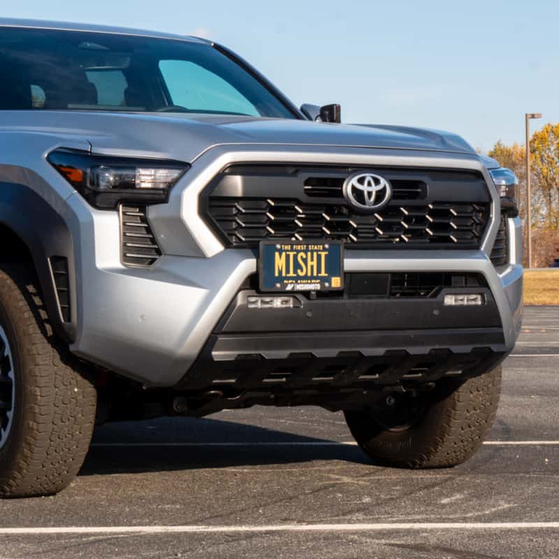 Mishimoto — Mishimoto 2024+ Toyota Tacoma License Plate Relocation Kit
Plate Relocation Kit - view 3