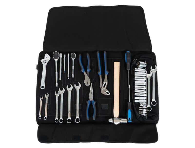 PRP Seats — PRP 35pc Can-Am Roll Up Tool bag Tool kit - Black - view 2