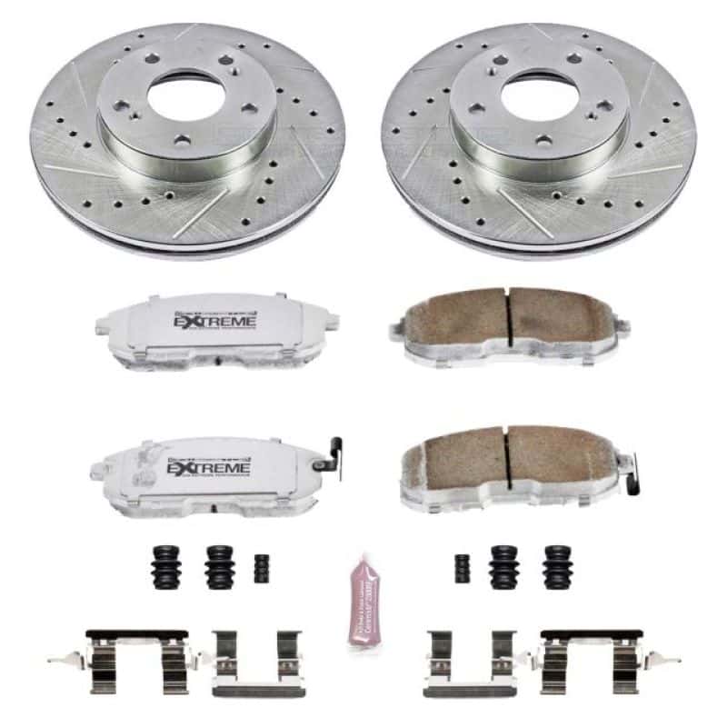 PowerStop — Power Stop 96-99 Infiniti I30 Front Z26 Street Warrior Brake Kit - view 1
