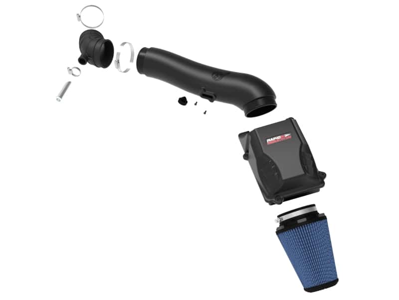 aFe — aFe Rapid Induction Cold Air Intake System w/Pro 5R Filter 20-21 Jeep Wrangler V6 3.0L
Cold Air Intake - view 4