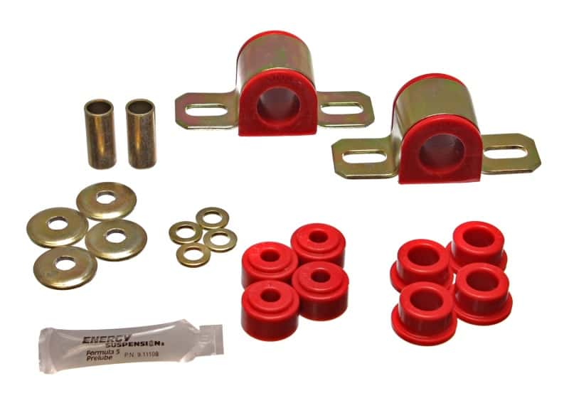 Energy Suspension — Energy Suspension 84-01 Jeep Cherokee Red Front 24mm Sway Bar Bushing Set w/End Link Bushings
Sway Bar Bushing Kit - view 2