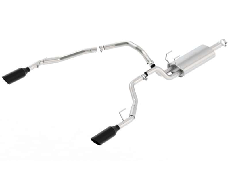 Borla — Borla 09-17 Ram 1500 5.7L V8 3in-2.5in Dual Out Pipe 5in Tip S-Type Exhaust Black Chrome
Cat-Back System - view 1