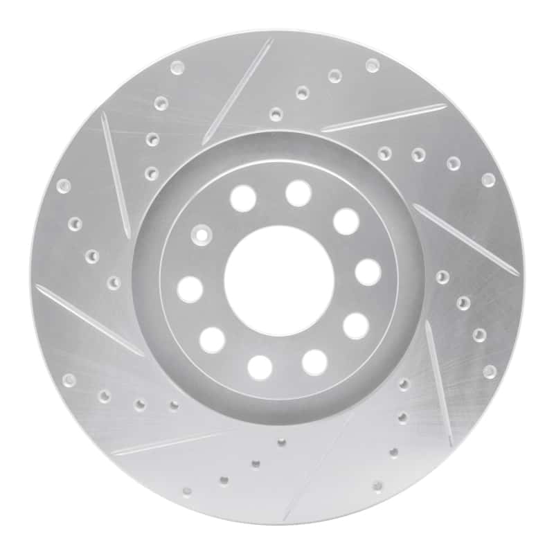 R1 Concepts — R1 98-09 Audi A4 Quattro Front Left Drilled & Slotted Silver Brake Rotor
R1 Brake Rotor Drill - view 1