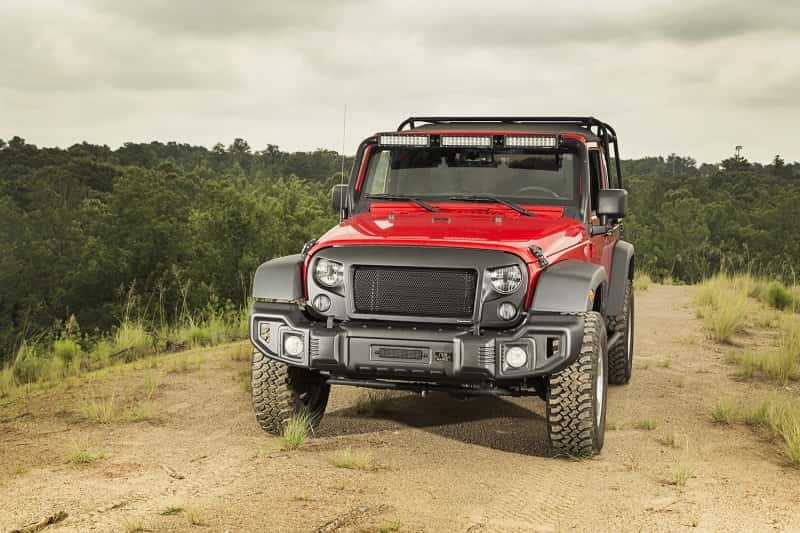 Rugged Ridge — Rugged Ridge Spartacus Front Bumper Black 07-18 Jeep Wrangler
Spartacus Bumper
Bumper- Front - view 8