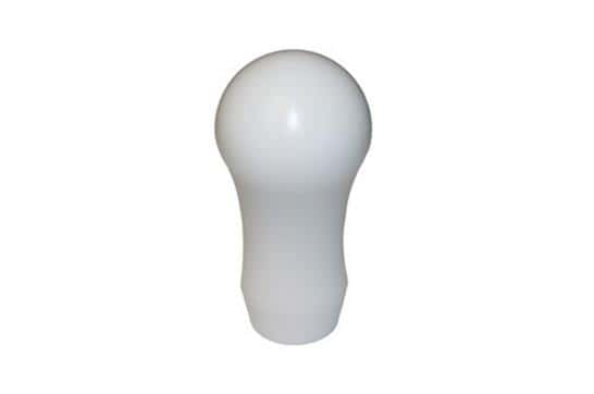 Torque Solution — Torque Solution Delrin Tear Drop Tall Shift Knob (White): Universal 12x1.25 - view 3