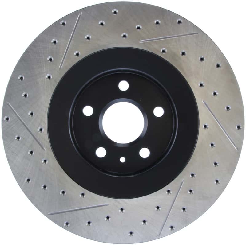 Stoptech — StopTech Drilled & Slotted Left Sport Brake Rotor for 2009 Cadillac CTS-V
Slot/Drill Rotor - view 3