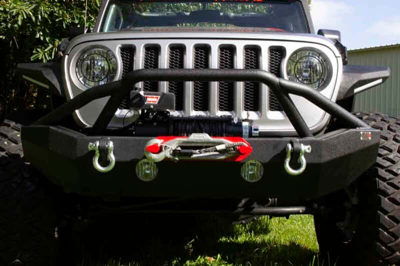 Fishbone Offroad — Fishbone Offroad 2018+ Jeep Wrangler JL Mid-Width Winch Front Bumper - view 11