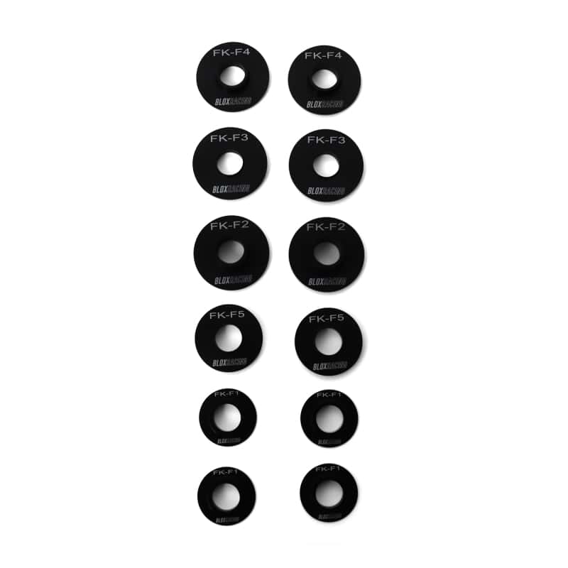 BLOX Racing — BLOX Racing 16-21 FK Civic - Front - 12 Pieces Subframe Hard Collar Kit - view 1