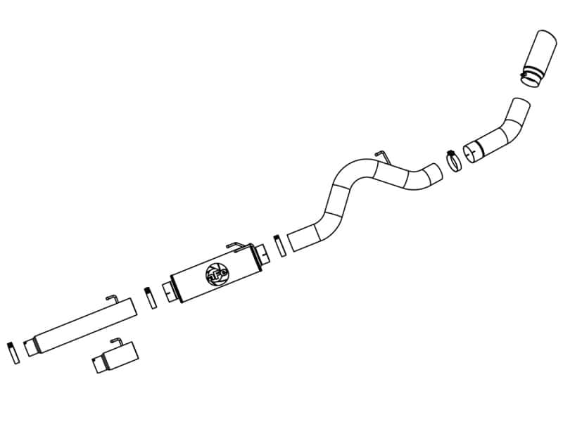 aFe — aFe MACHForce XP Exhaust 5in Cat-Back SS 04.5-07 Dodge Diesel Trucks L6-5.9L (td)
Cat-Back Exhaust
ExhstSysKt - view 7