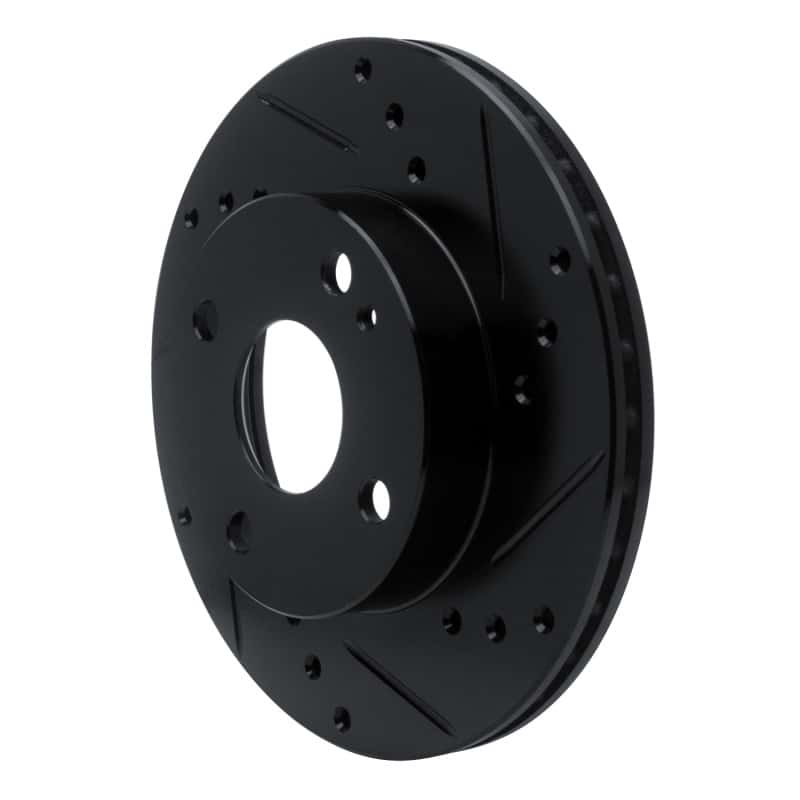 R1 Concepts — R1 90-93 Mazda Miata Front Right Drilled & Slotted Black Brake Rotor
R1 Brake Rotor Drill - view 2