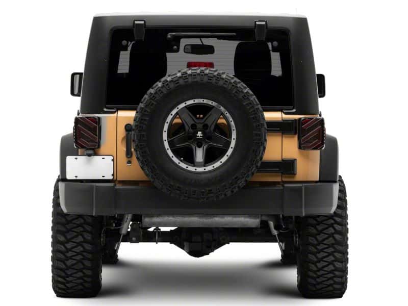 Raxiom — Raxiom 07-18 Jeep Wrangler JK Axial Series Trident LED Tail Lights- Blk Housing (Clear Lens)
Lights - view 11