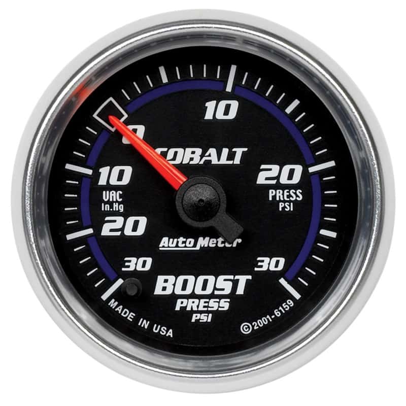 AutoMeter — Autometer Cobalt 52mm 30 PSI Electronic Boost Gauge
GA 2" BST/VC STPR CB - view 1
