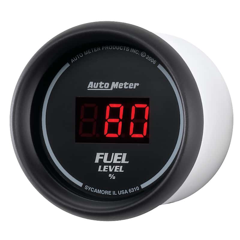 AutoMeter — Autometer 52mm Black Digital Programmable Empty-Full Fuel Level Gauge
2-1/16" FUEL LEVEL, - view 3