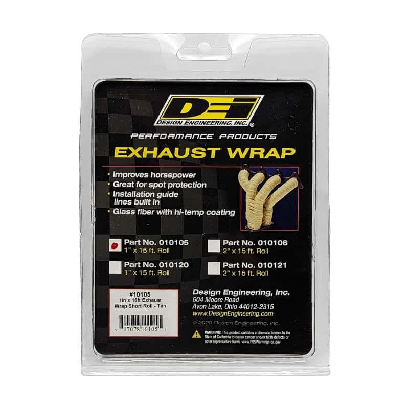 DEI — DEI Exhaust Wrap 1in x 15ft - Tan
Exhaust Wrap Kit - view 3