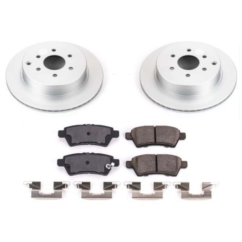 PowerStop — Power Stop 05-12 Nissan Pathfinder Rear Z17 Evolution Geomet Coated Brake Kit - view 1
