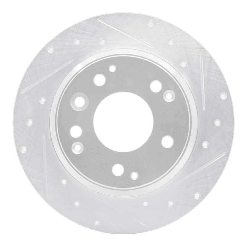 R1 Concepts — R1 91-99 Acura Legend Rear Right Drilled & Slotted Silver Brake Rotor
R1 Brake Rotor Drill - view 1