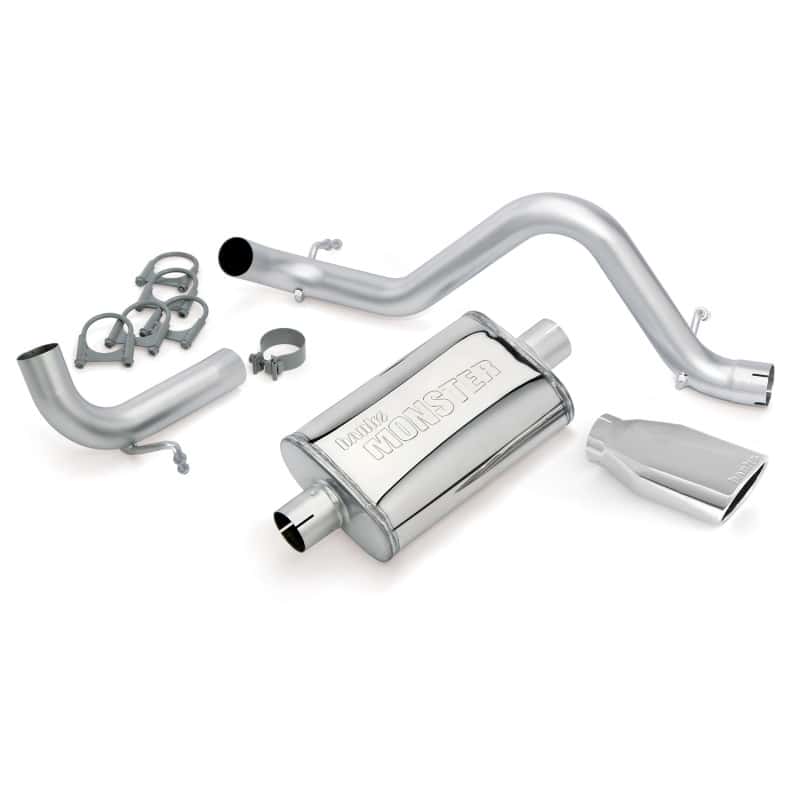 Banks Power — Banks Power 12-15 Jeep 3.6L Wrangler (All) - 2dr Monster Exh Sys - SS Single Exh w/ Chrome Tip
Performance Exhausts
Monster Exhaust - view 1