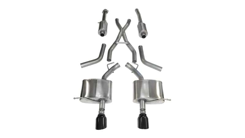 CORSA Performance — Corsa 2011-2024 Dodge Durango 5.7L V8 Black Sport Dual Rear Cat-Back Exhaust
Exhaust - view 1