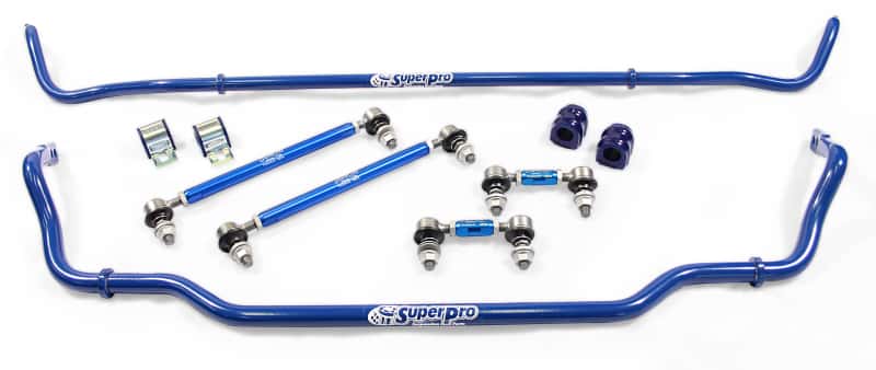 Superpro — SuperPro 2018 Kia Stinger Base Front / Rear 24mm F/18mm Rear Adjustable Sway Bar and Link Set
Sway Bar Package - view 2