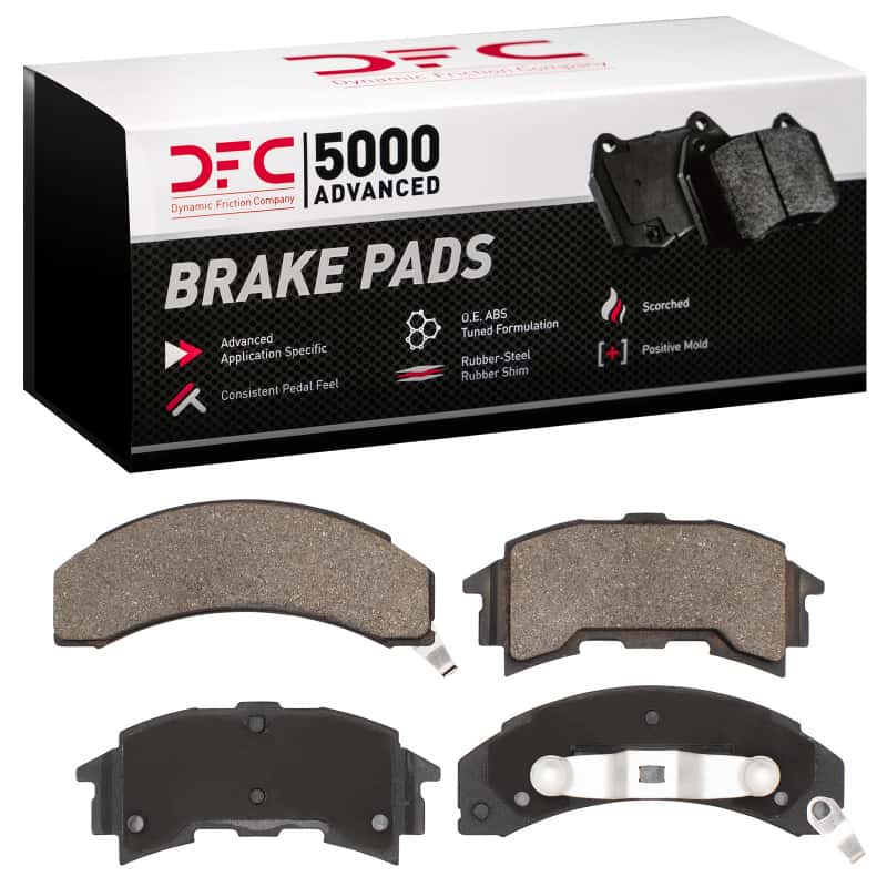 DFC — DFC 84-88 Pontiac 6000 Rear 5000 Advanced Semi Metallic Brake Pads
DFC Brake Pad Set - view 1