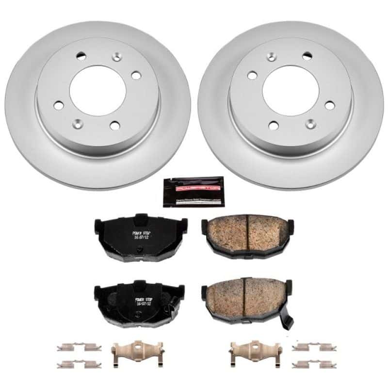 PowerStop — Power Stop 97-06 Hyundai Elantra Rear Z17 Evolution Geomet Coated Brake Kit - view 1