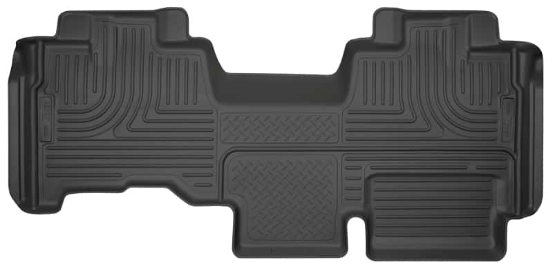 Husky Liners — Husky Liners 09-14 Ford F150 Ext Cab WeatherBeater Black 2nd Seat Floor Liners - view 1
