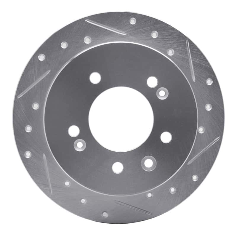 R1 Concepts — R1 07-10 Hyundai Elantra Rear Right Drilled & Slotted Silver Brake Rotor
R1 Brake Rotor Drill - view 1