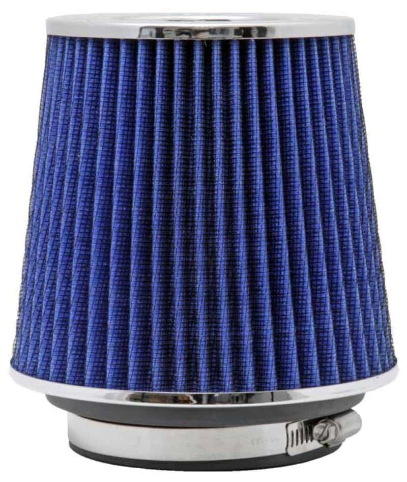 K&N Engineering — K&N Universal Air Filter Chrome Round Tapered Blue - 4in Flange ID x 1.125in Flange Length x 5.5in H
Universal Clamp-On A
Clamp-on Air Filter - view 5