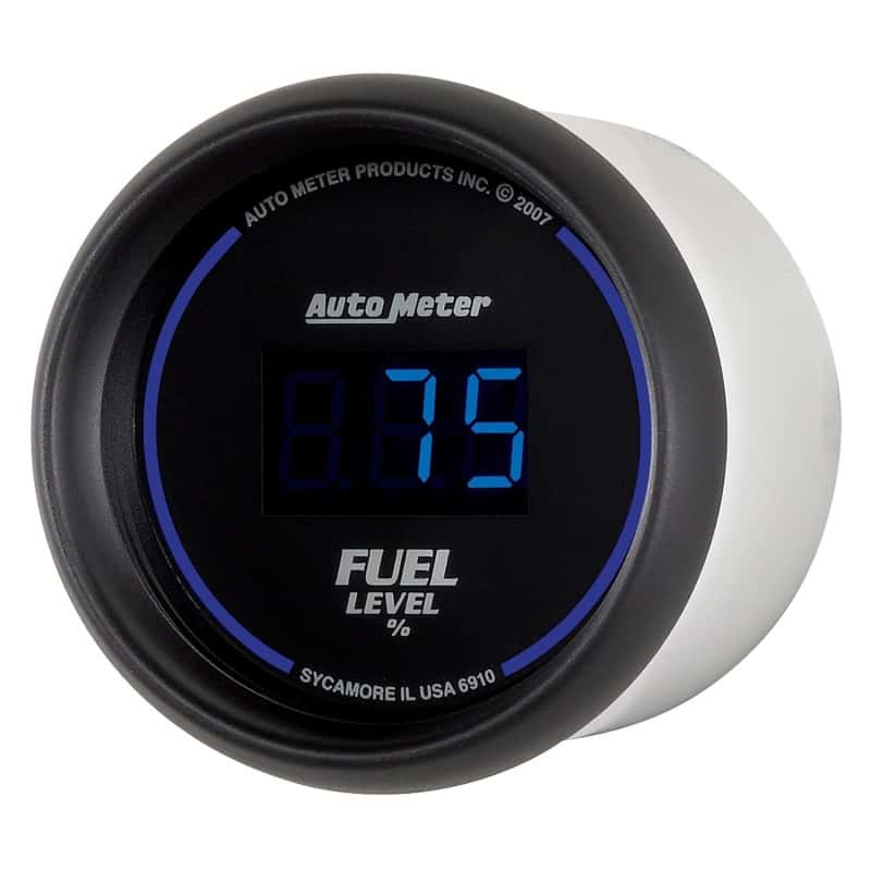 AutoMeter — Autometer Cobalt Digital 52.4mm Black Programmable Empty-Full Range Fuel Level Gauge
GA 2" FUEL UNIV CBD - view 5