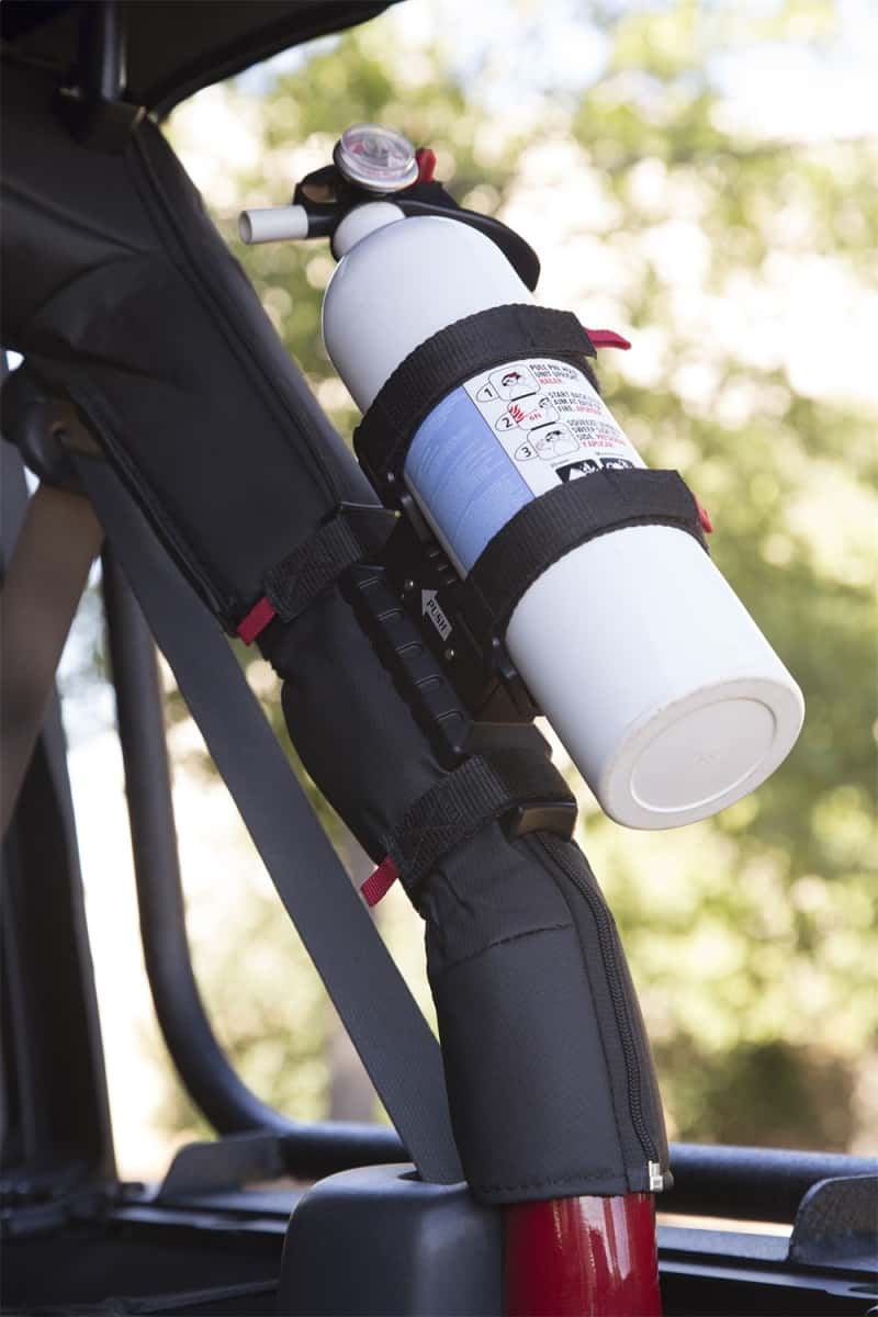 Rugged Ridge — Rugged Ridge 76-20 Jeep Wrangler Elite Fire Extinguisher Holder
FireExtinguisherHldr
OFFROAD_INTERIOR - view 5