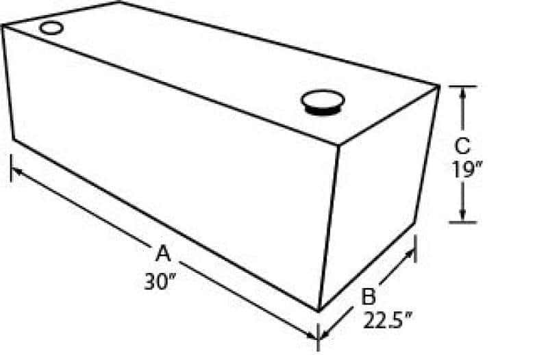 Tradesman — Tradesman Aluminum Rectangular Liquid Storage Tank (55 Gallon Capacity) - Black - view 2