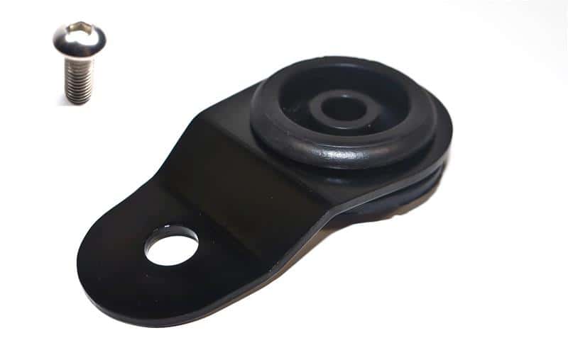 Torque Solution — Torque Solution Radiator Mount w/ Insert ( Black ) : Mitsubishi Evolution 7/8/9 - view 2