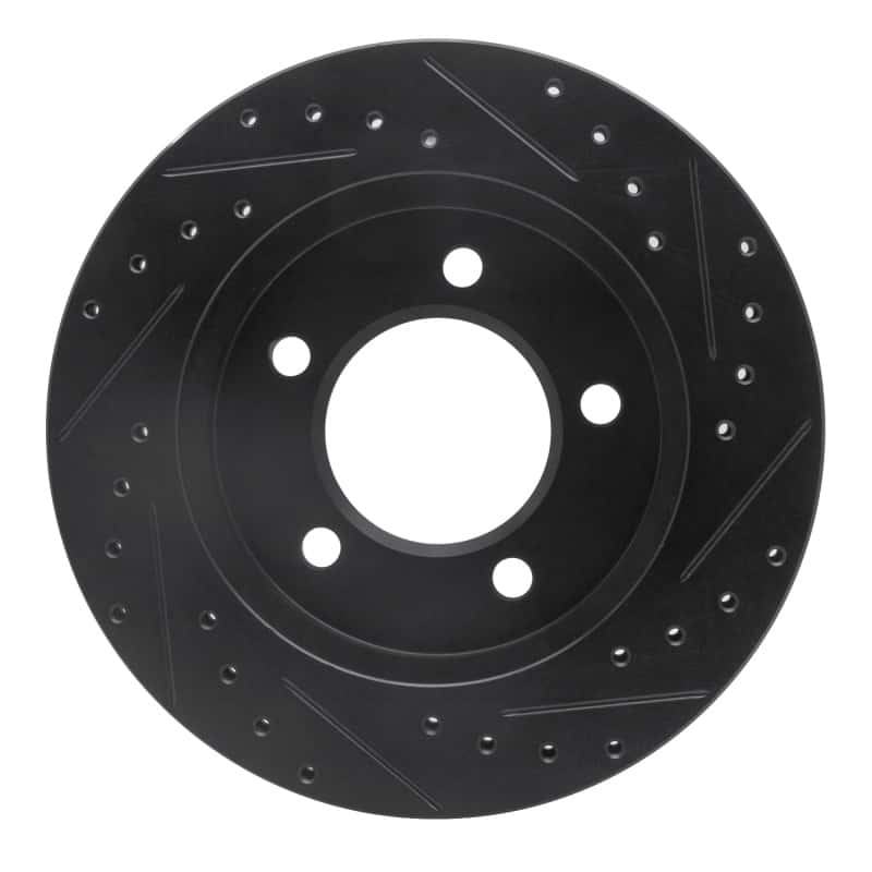 R1 Concepts — R1 97-02 Ford Expedition Front Left Drilled & Slotted Black Brake Rotor
R1 Brake Rotor Drill - view 5