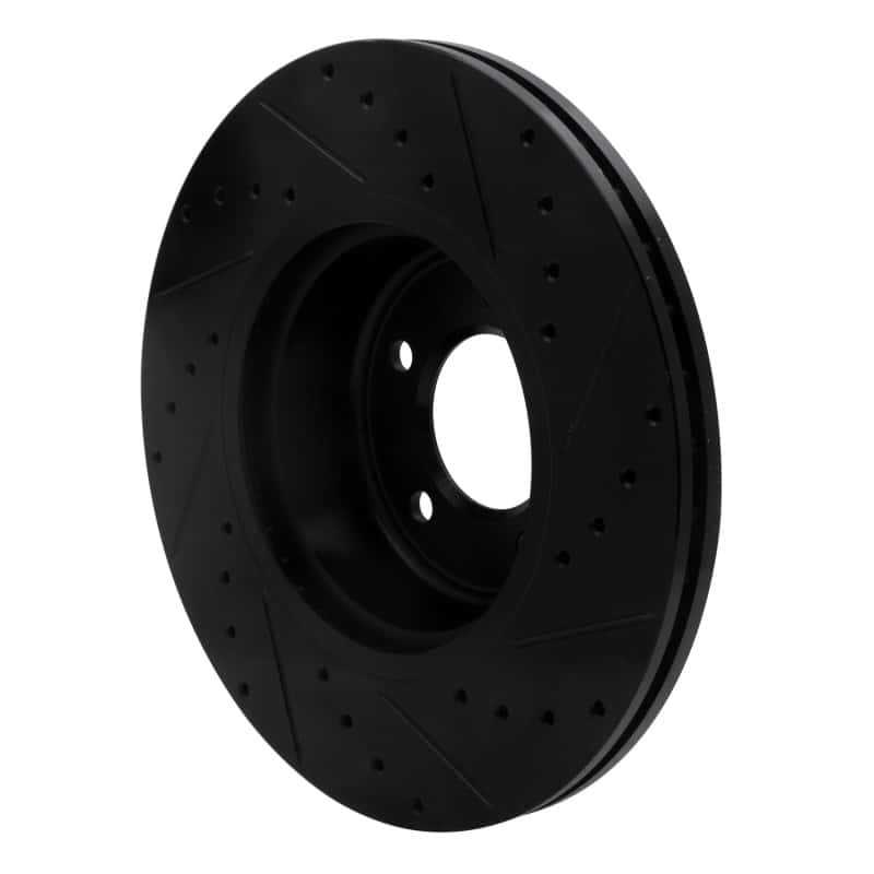 R1 Concepts — R1 06-13 BMW 135I Front Left Drilled & Slotted Black Brake Rotor
R1 Brake Rotor Drill - view 4