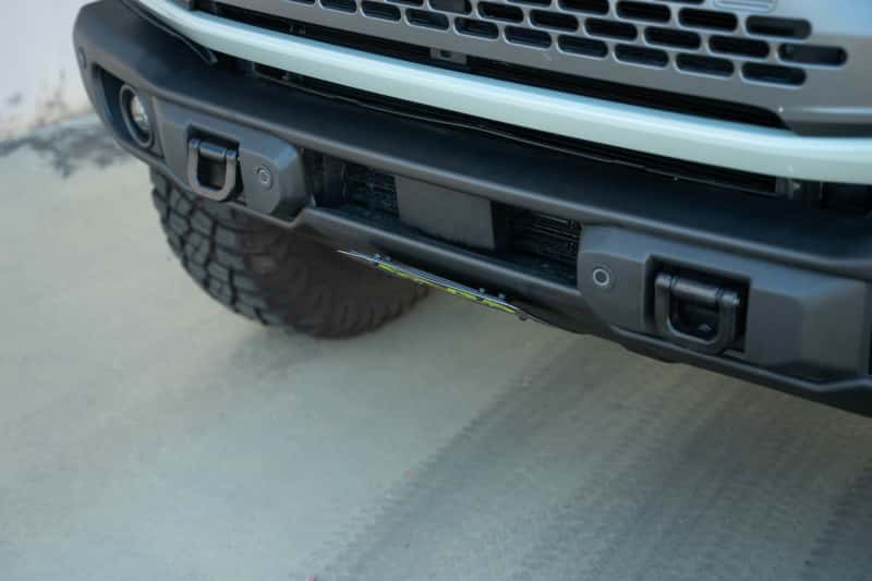 DV8 Offroad — DV8 Offroad 2021 Ford Bronco Capable Bumper Slanted Front License Plate Mount
License Plate Mount - view 6