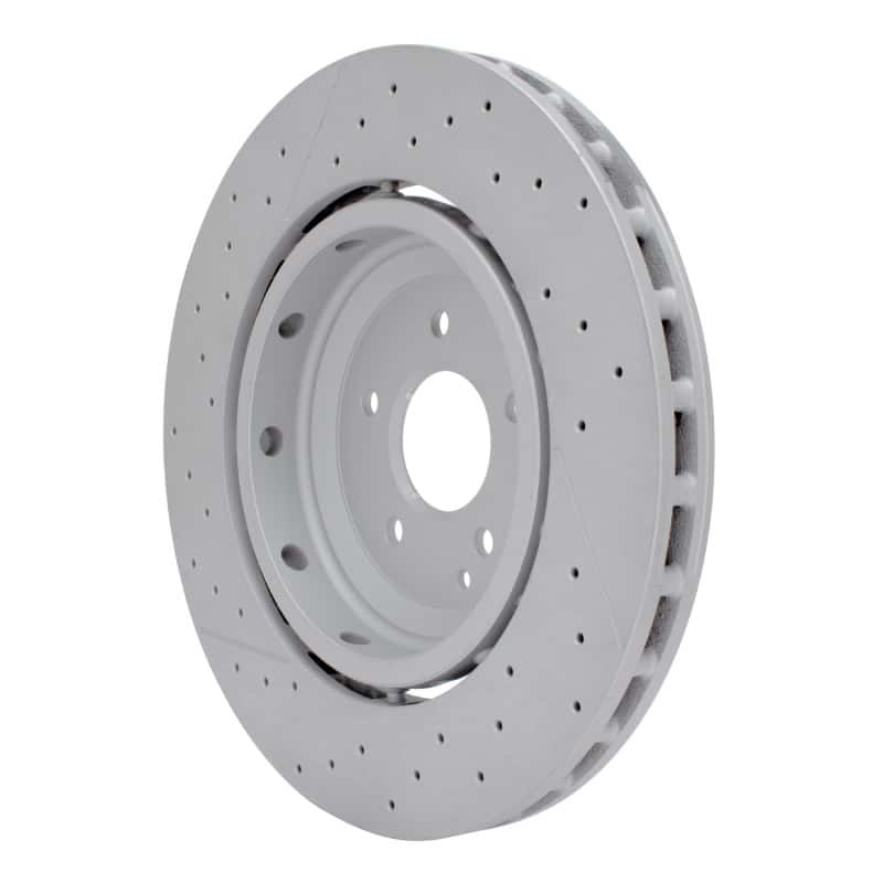 DFC — DFC 06-11 Mercedes-Benz SLK55 AMG Front Drilled and Slotted Hi-Carbon Alloy Geomet Coated Rotor - view 4