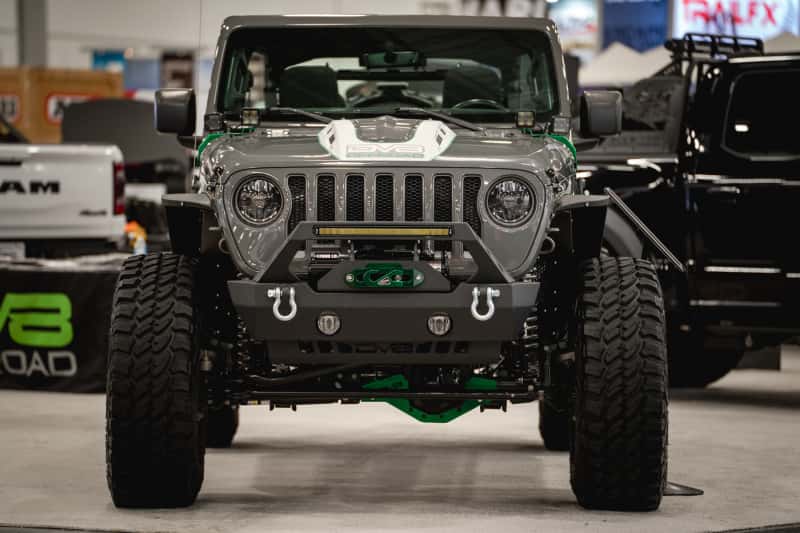 DV8 Offroad — DV8 Offroad 18+ Jeep JL Heat Dispersion Hood - Primer Black
Hood - view 25