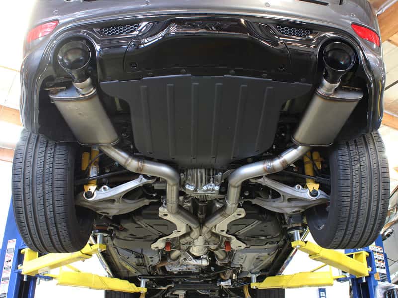 aFe — aFe MACHForce XP Cat-Back Exhaust Stainless No Tips 12-15 Jeep Grand Cherokee SRT/SRT-8 V8 Hemi 6.4L
Cat-Back Exhaust - view 7